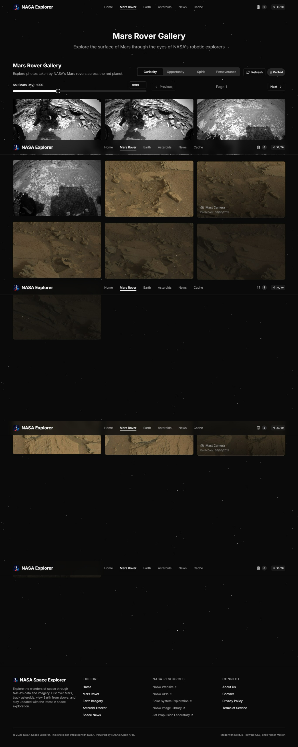 NASA Explorer Screenshot 2