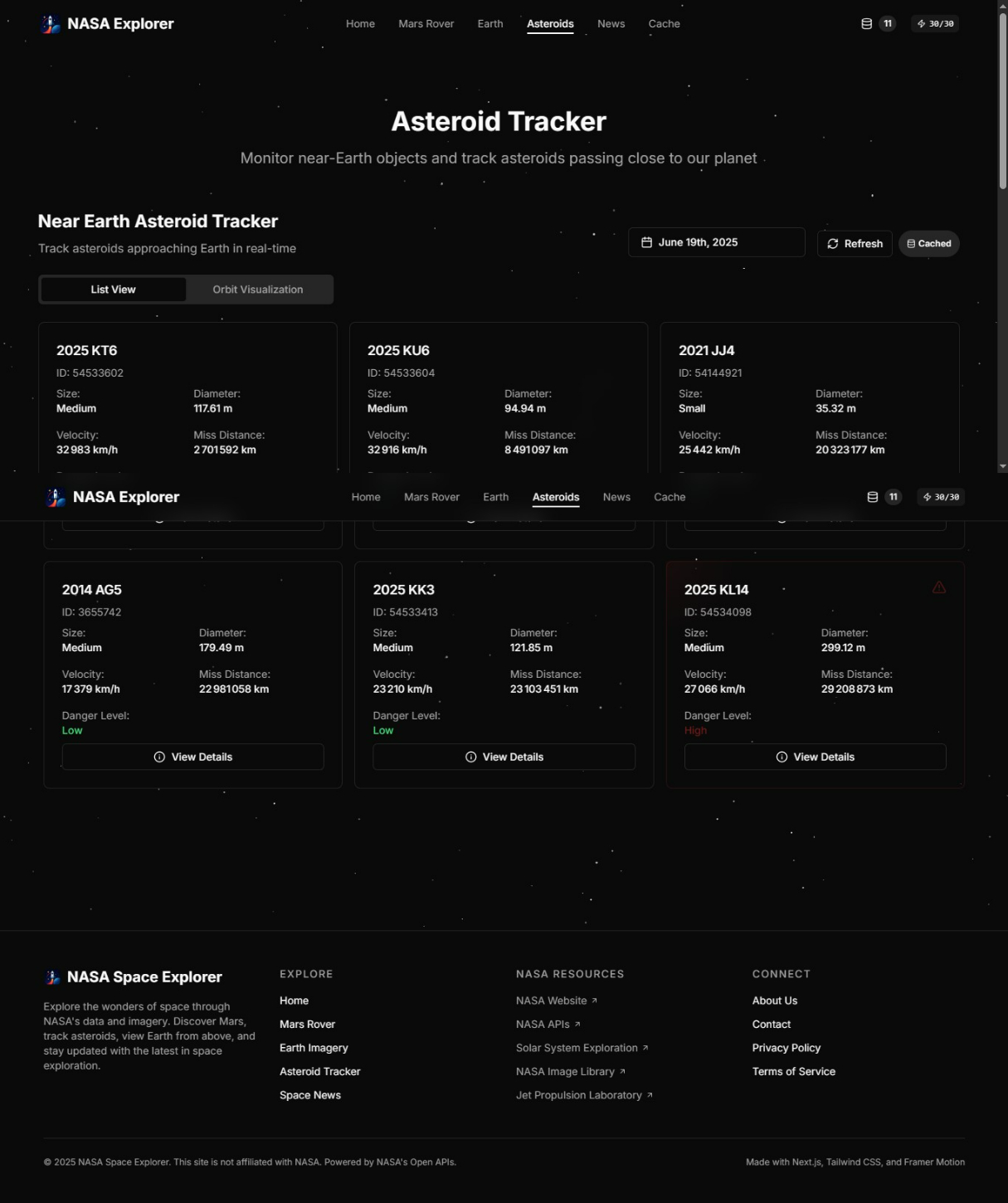 NASA Explorer Screenshot 3